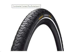 Continental btb eContact Plus 28 x 2.50 refl Zwart