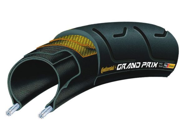 Continental btb GP 700 x 23 zw vouw Zwart