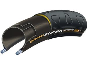 Continental CONTI BTB SUPER SPORT25-622 B/B VOUWB. Zwart