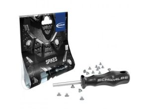 Schwalbe spikes Voor spijkerbanden, staal, 50 stuks, met gereedschap,