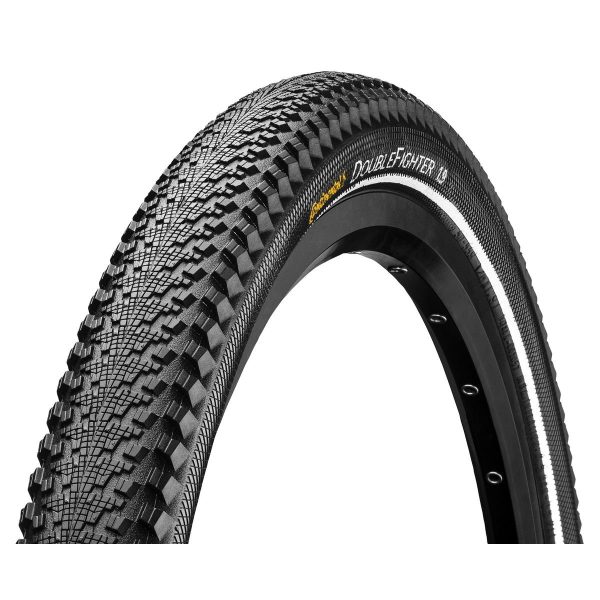 Continental CONTI BTB DOUBLE FIGHT37-622 B/B+RT Zwart