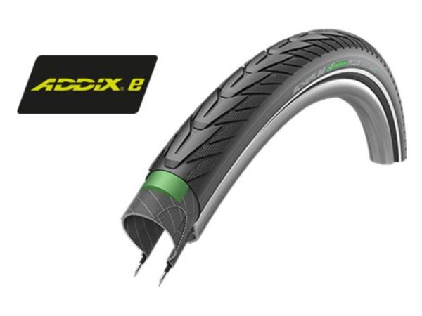 Schwalbe btb Energizer Plus 28 x 2.15 zw refl Zwart