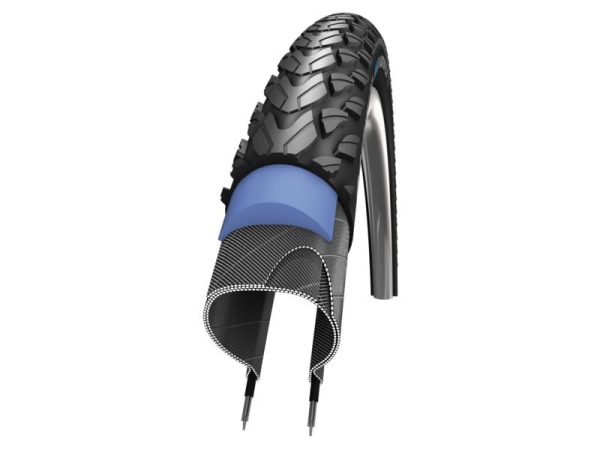 Schwalbe btb Marathon Plus 26 x 1.35 zw refl Zwart