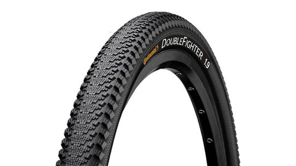 Continental CONTI BTB DOUBLE FIGHT50-622 B/B+RT Zwart