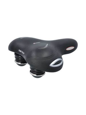 Selle Royal zadel Lookin Relaxed Stracciatella zwa Zwart
