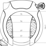 Abus ringslot Pro Shield XPlus 5955 ART 2 Zwart - Afbeelding 3