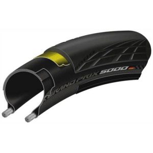 Continental btb GP 5000 700 x 23 zw vouw Zwart