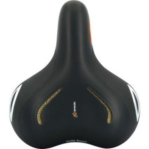 Selle Royal zadel Lookin Relaxed Stracciatella zwa Zwart