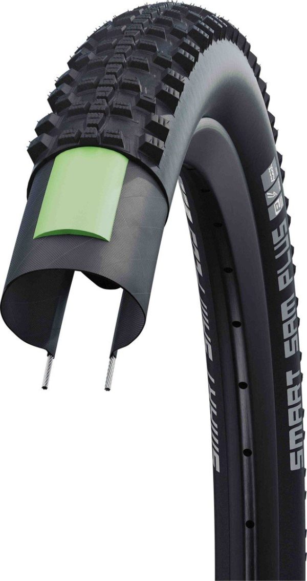 Schwalbe btb Smart Sam Plus DD G-Guard S-Skin 26 x Zwart