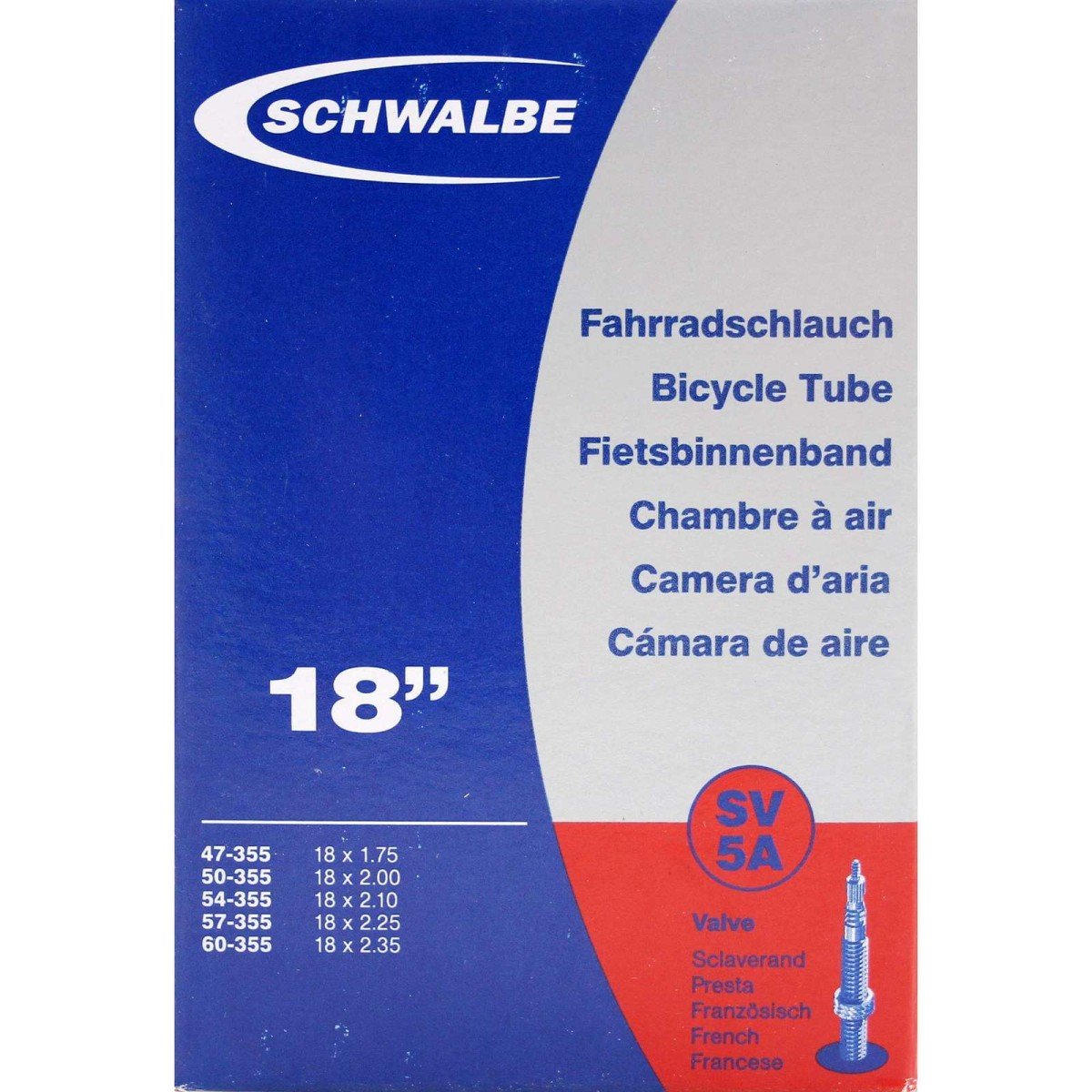 Schwalbe bnb SV5A 18 x 1.75 - 2.35 fv 40mm - Afbeelding 3