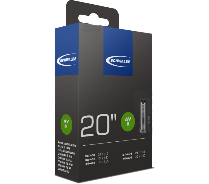 Schwalbe bnb AV6 20 x 1.10 - 1.50 av 40mm Zwart - Afbeelding 5