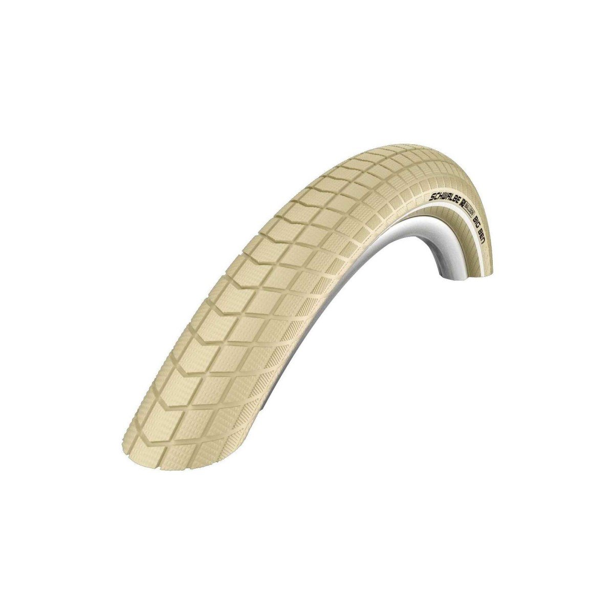 Schwalbe btb Little Big Ben K-Guard 28 x 1.50 crem Wit - Afbeelding 4