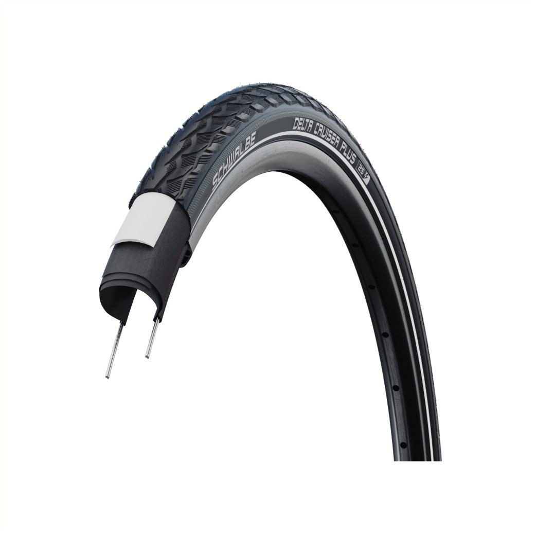 Schwalbe btb Delta Cruiser Plus 28 x 1 1/2 zw refl Zwart - Afbeelding 3