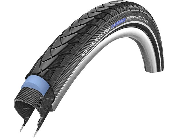 Schwalbe btb Marathon Plus 28 x 1.75 zw refl Zwart - Afbeelding 6