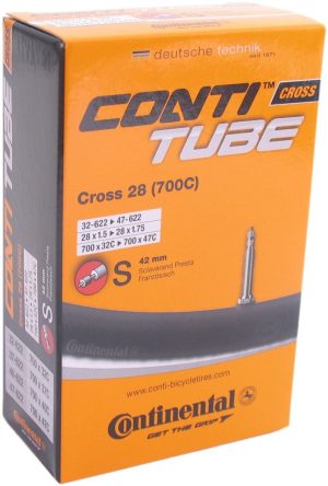 Continental BIB CROSS 700X32/47C SV 42MM PRESTA Zwart