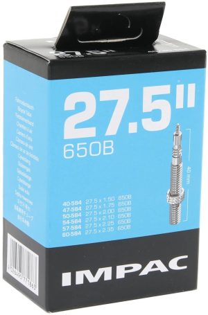 Impac Binnenband "27,5""frans-ventiel (SV), 40 mm Zwart