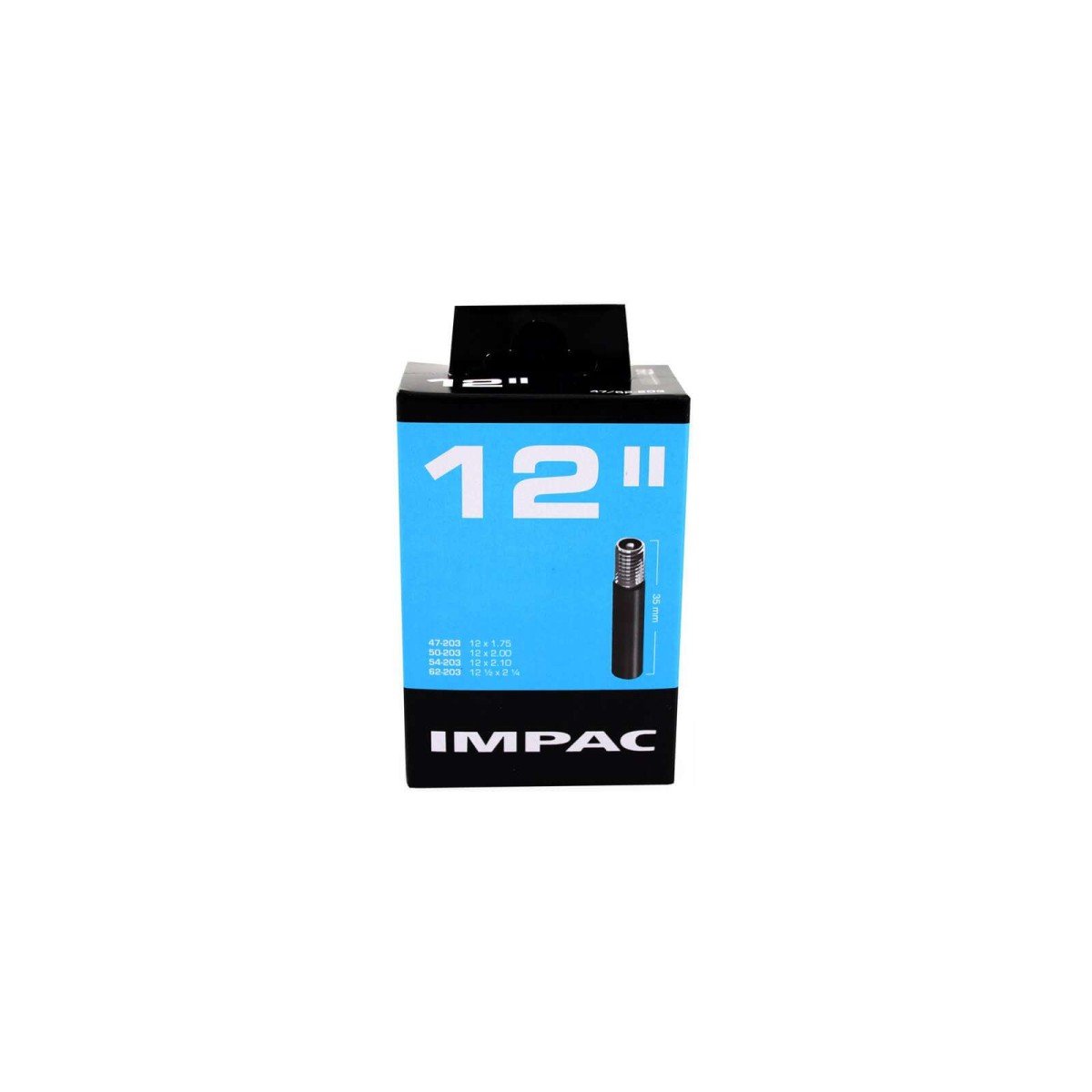 Impac bnb AV12 12 x 1.75 - 12 1/2 x 2 1/4 av 35mm Zwart - Afbeelding 5