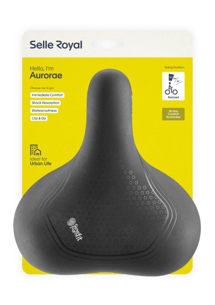 Selle Royal zadel Aurorae Relaxed Zwart - Afbeelding 4