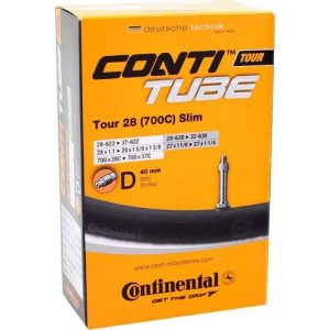 Continental bnb Tour 28 Slim 28 x 1 3/8 X 1 5/8 hv Zwart