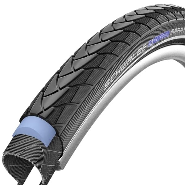 Schwalbe btb Marathon Plus 28 x 1.75 zw refl Zwart - Afbeelding 7