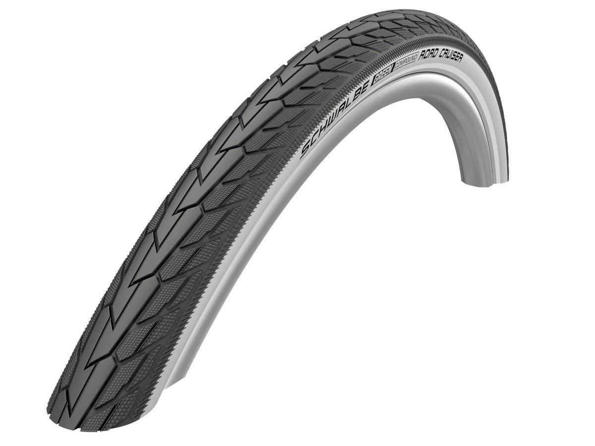 Schwalbe btb 28x1.75 Roadcr zw/wt Zwart