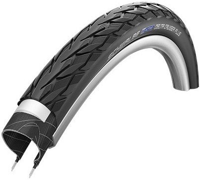 Schwalbe btb Delta Cruiser Plus 28 x 1.50 zw refl Zwart