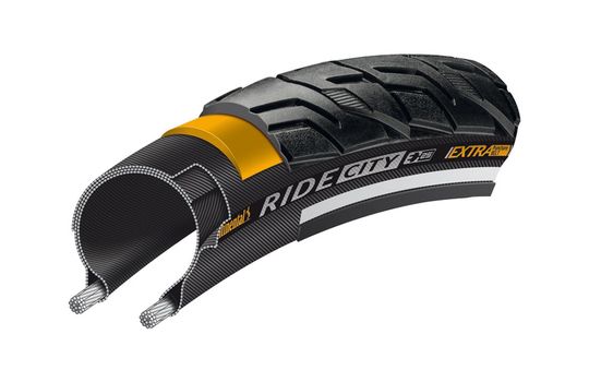Continental Buitenband "Ride City"47-559, (26" x 1 Zwart - Afbeelding 3