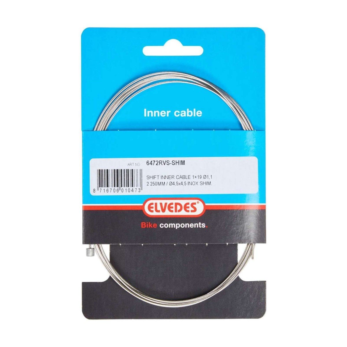 Elvedes bnkabel der Shim RVS Zilver - Afbeelding 3