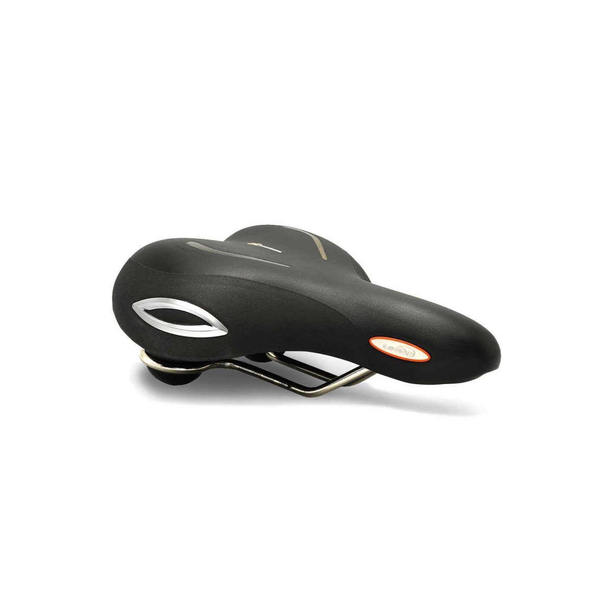 Selle Royal zadel Lookin Relaxed Stracciatella zwa Zwart