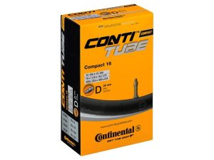 Continental Binnenband "Compact 16"" DV ventiel 26 Zwart