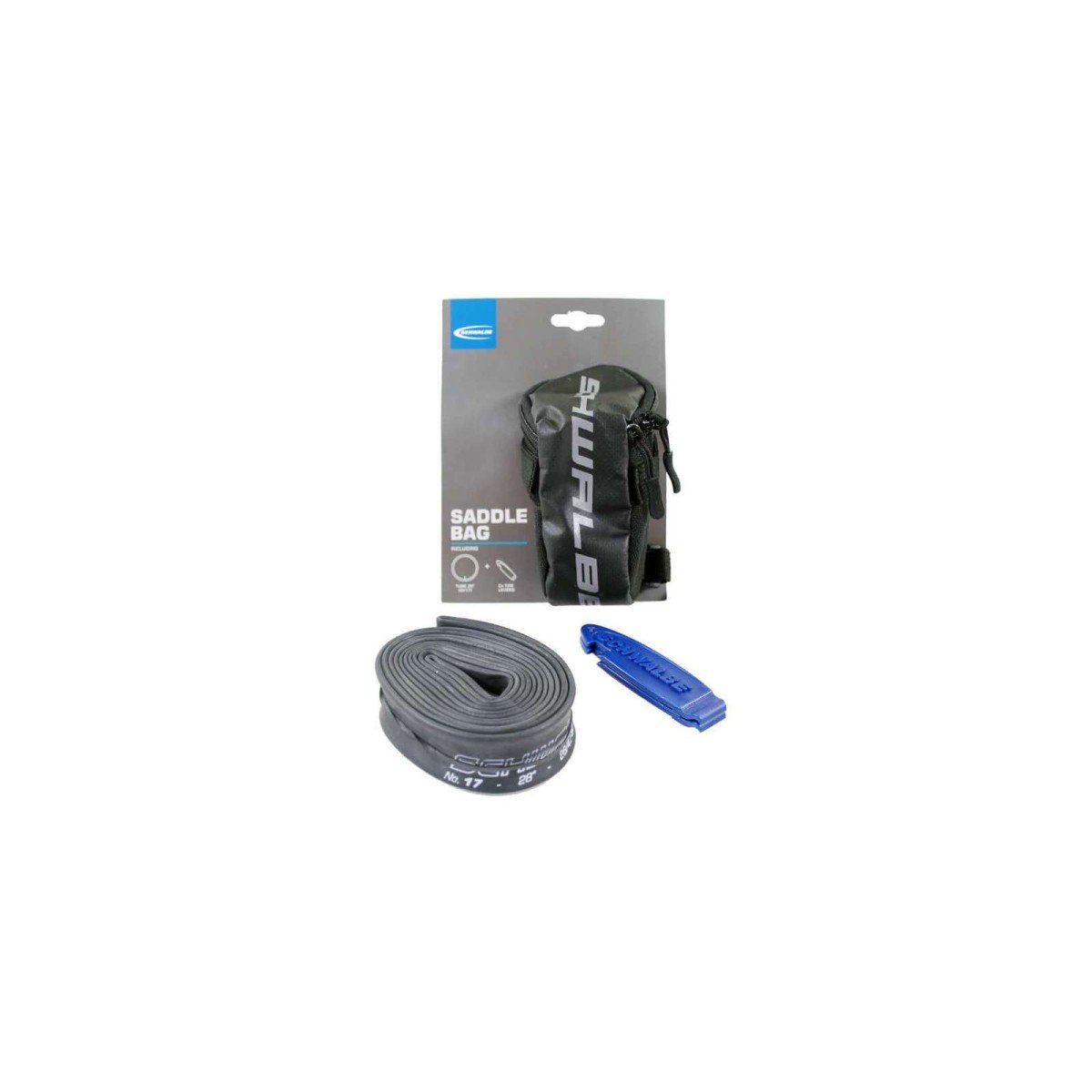Schwalbe zadeltas incl bnb SV17 + 2 afn Zwart - Afbeelding 2