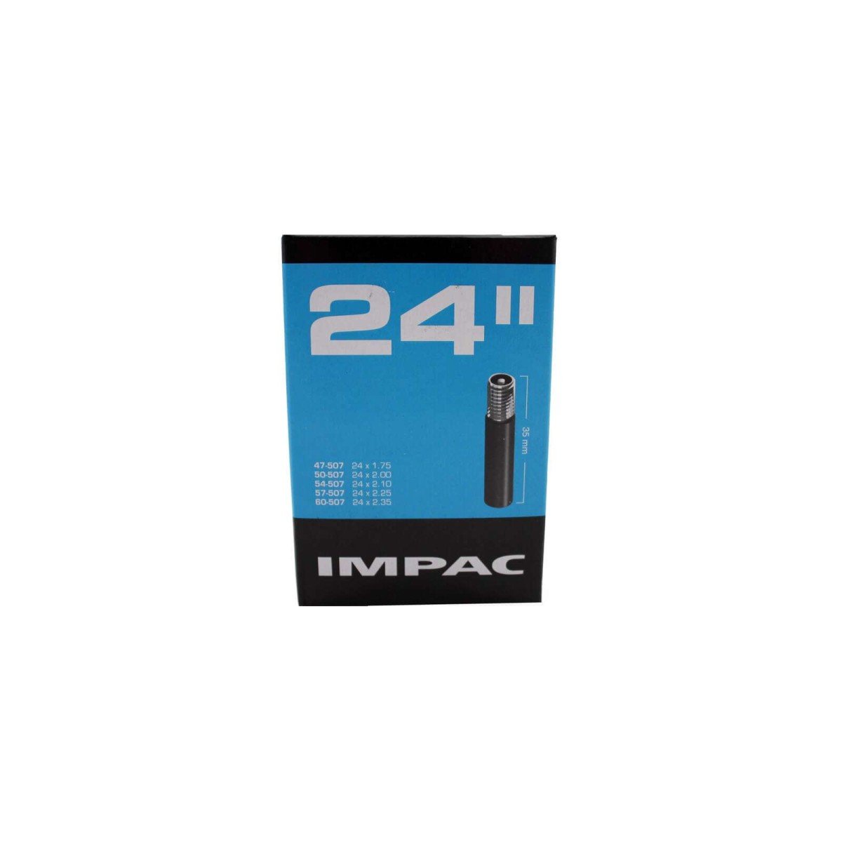 Impac bnb AV24 24 x 1.75 - 2.35 av 35mm Zwart - Afbeelding 3