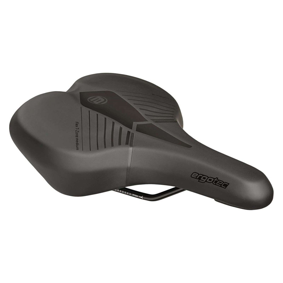 Ergotec zadel ES Comfort Plus Zwart - Afbeelding 3