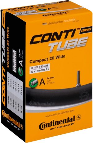 Continental Binnenband "Compact 20 Wide"autoventie