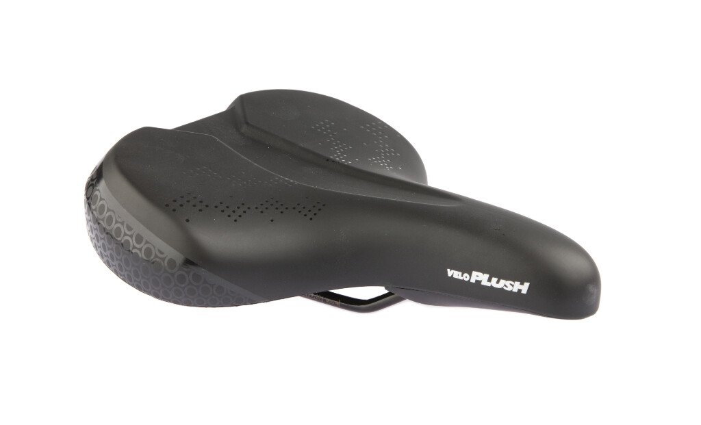 Velo zadel E-bike Comfort met handgreep Zwart