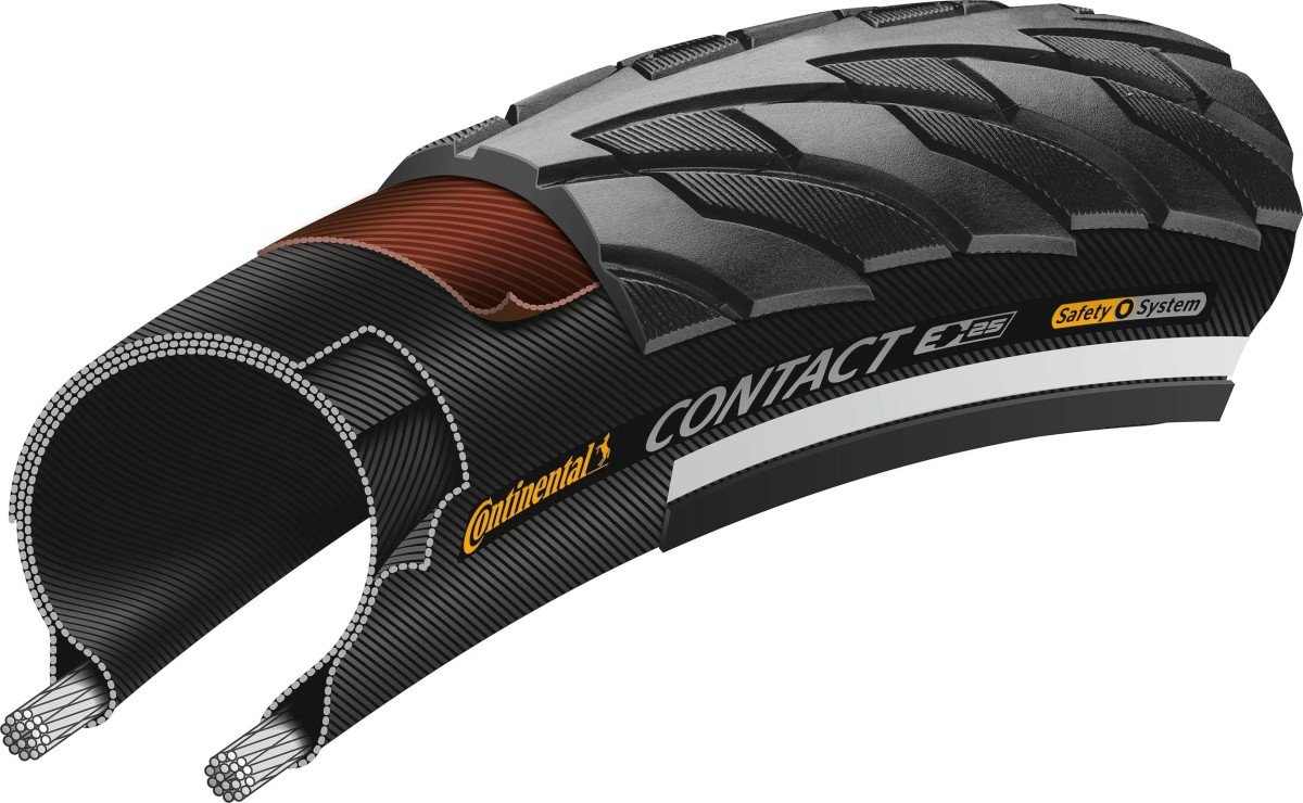 Continental btb Contact refl Zwart - Afbeelding 3