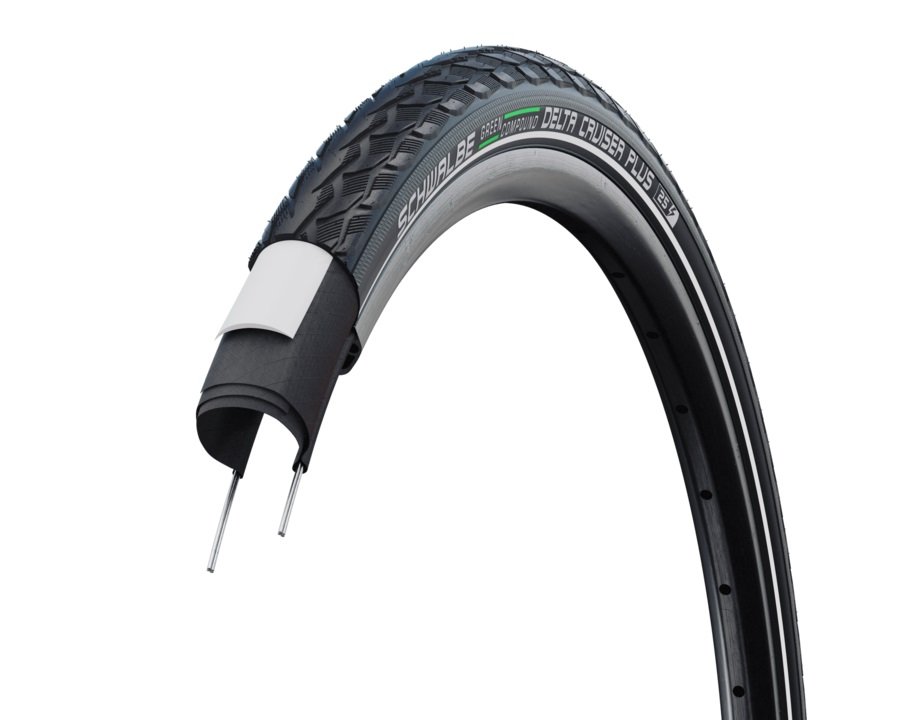 Schwalbe btb Delta Cruiser Plus zw refl Zwart - Afbeelding 7